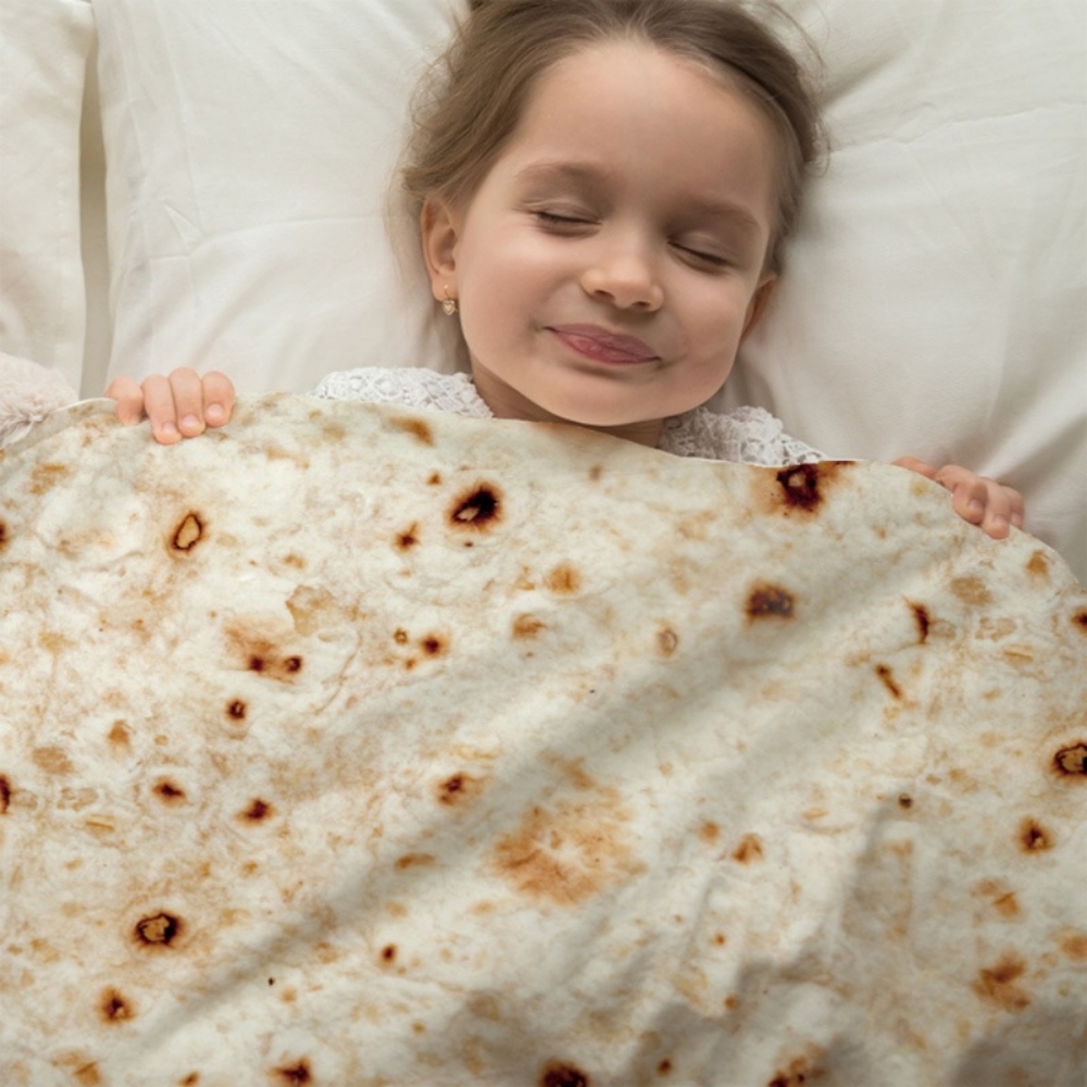 Cozy Tortilla Blanket Euc